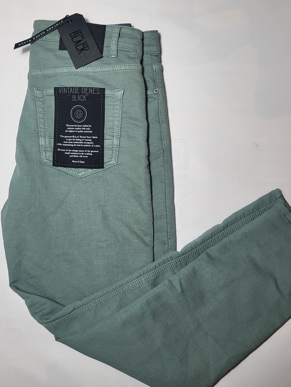 Men's Slim Jeans - Sage Green